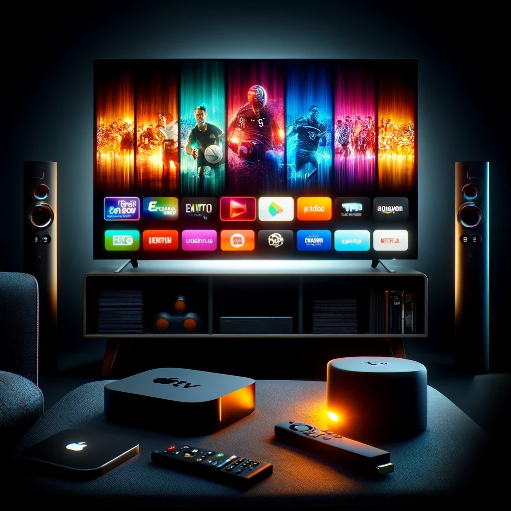 Disfruta de la mejor IPTV en España con una suscripción IPTV premium, que te da acceso ilimitado a canales en alta definición de deportes, cine, series, música y entretenimiento internacional. Compatible con Smart TV, PC, dispositivos móviles, MAG Box, Fire Stick y muchos más. Compra tu suscripción de IPTV y empieza a disfrutar de contenido en calidad excepcional, sin interrupciones.